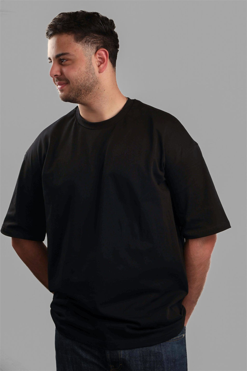 Basic KAY Mens - T-Shirt - Black