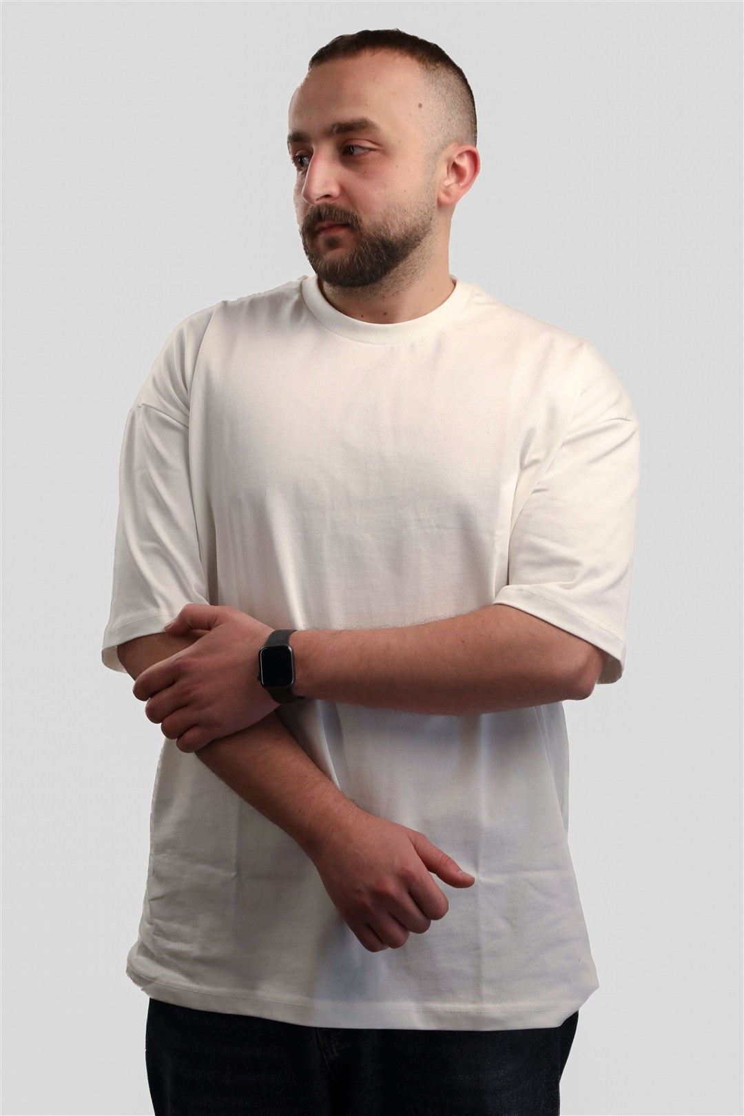 Basic KAY Mens - T-Shirt - OffWhite