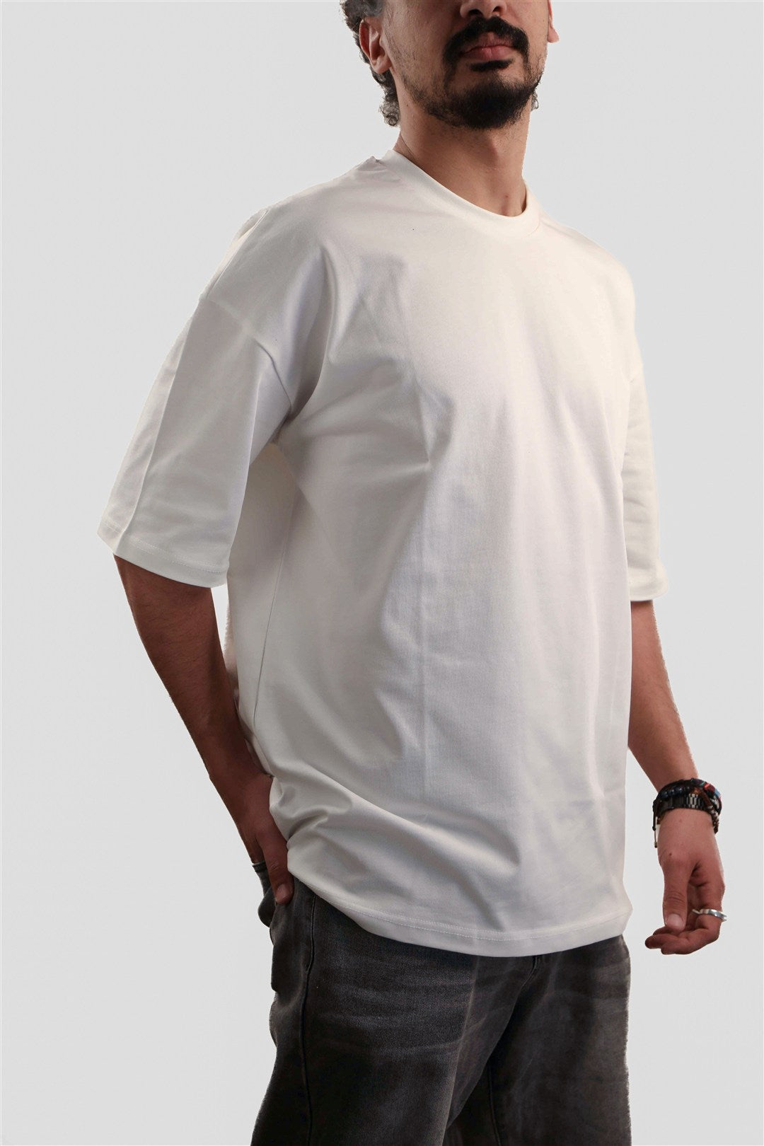Basic KAY Mens - T-Shirt - OffWhite