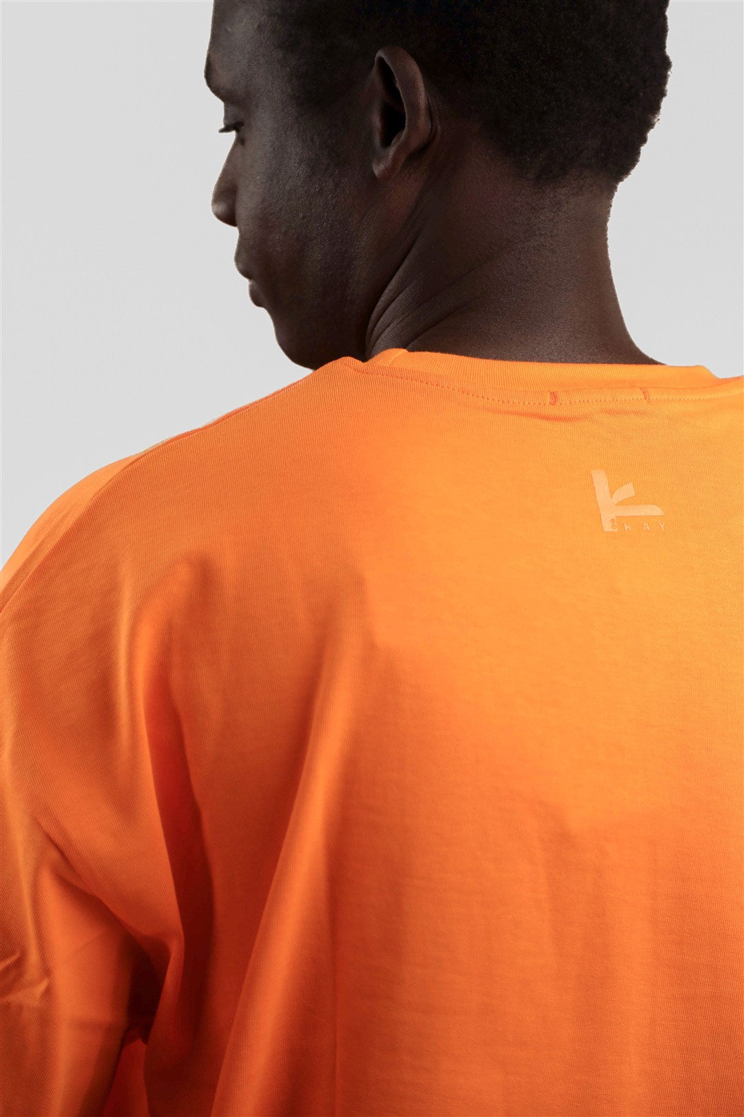 Basic KAY Mens - T-Shirt - Orange