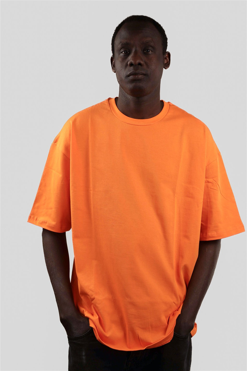 Basic KAY Mens - T-Shirt - Orange