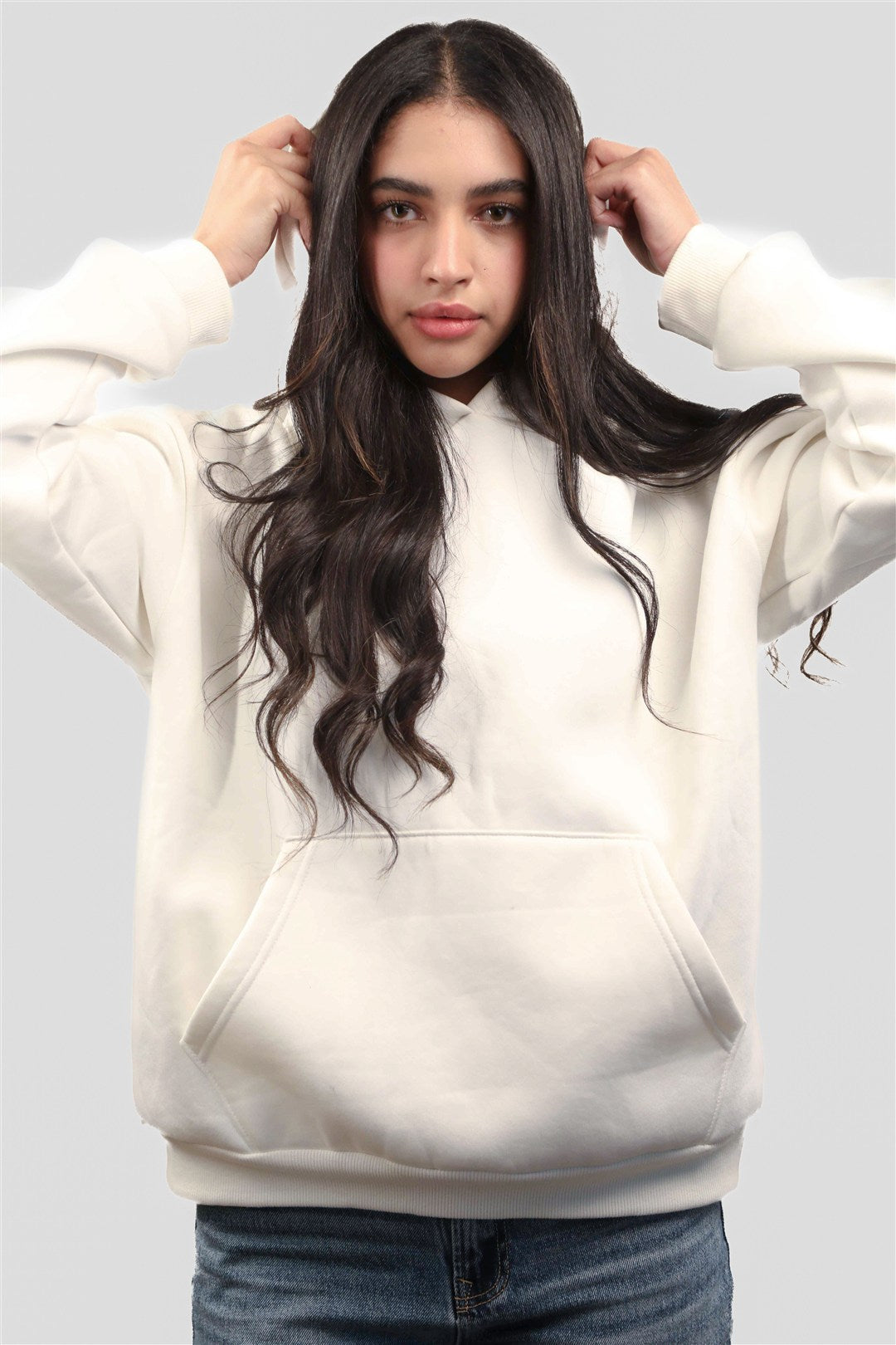 Basic KAY Hoodie – Off White
