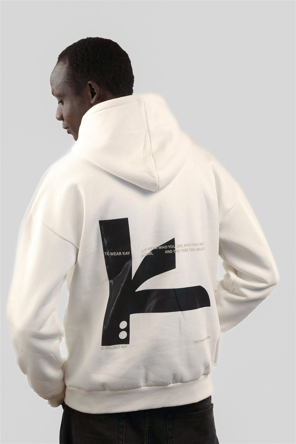 Basic KAY Hoodie – Off White