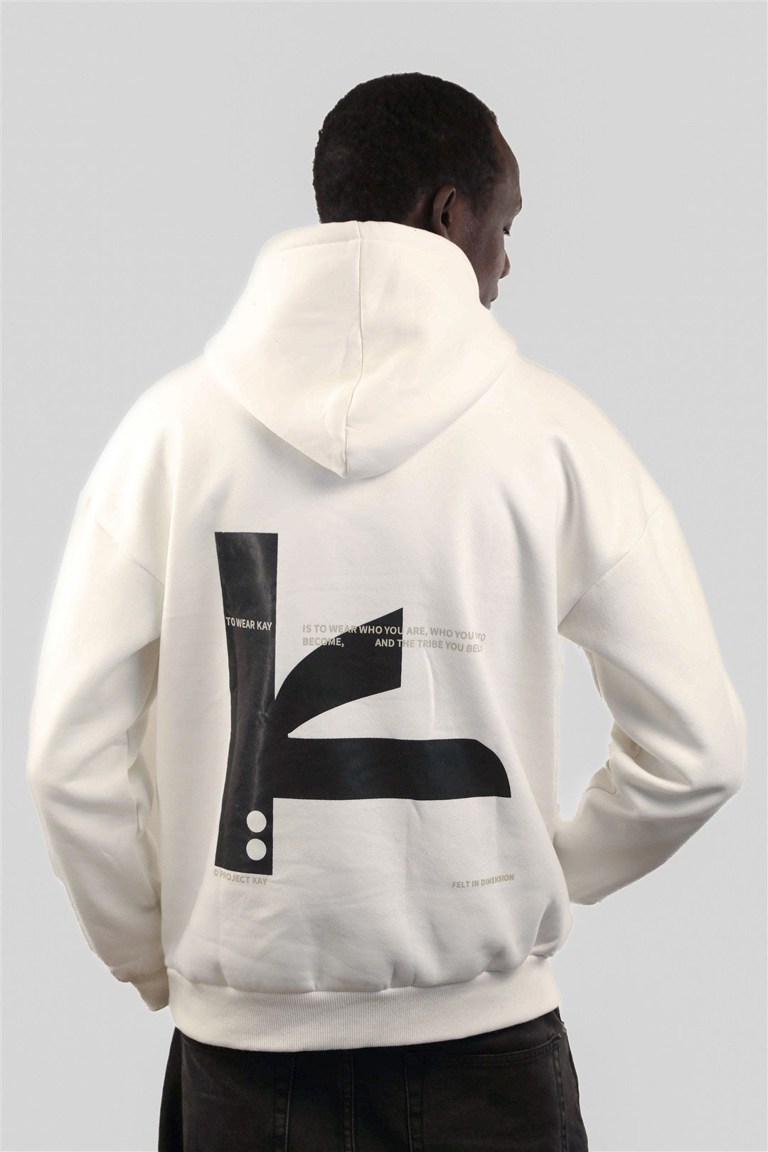 Basic KAY Hoodie – Off White