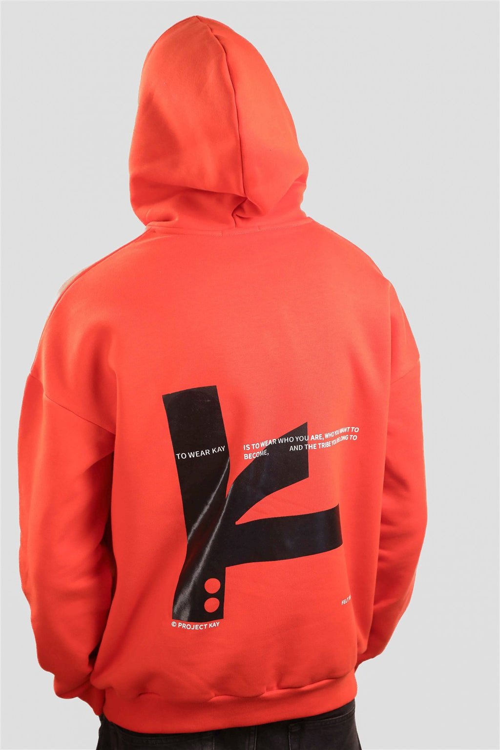 Basic KAY Hoodie - Lava Orange